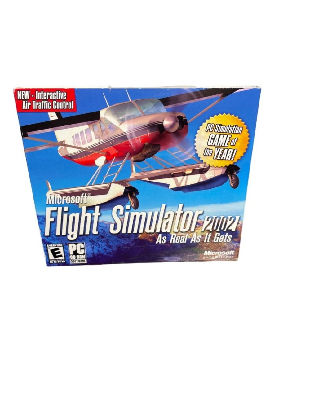Vintage 2002 Microsoft Game Studious - Flight Simulator CD-Rom Software - NEW